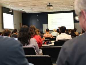 More than 75 members of the Georgia Tech community attended the AI4Science Center launch event.