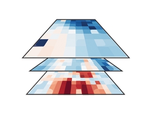 Brain-Data-New-480x3301.jpg Three layered, abstract heat‑map style grids in shades of blue, red, and beige, stacked to resemble data layers or visualization panels.