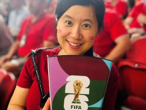 Dingjing Shi Dingjing at the the FIFA World Cup 2026